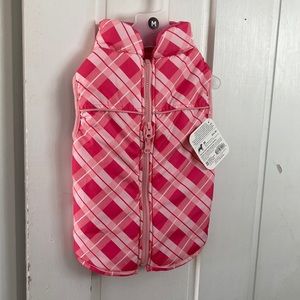 Pink dog jacket